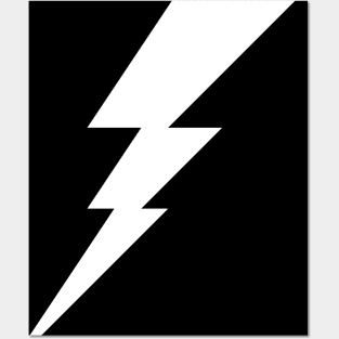 Lightning bolt logo Posters and Art